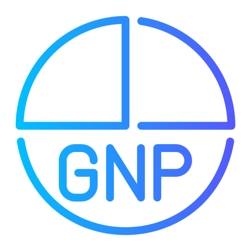 gnp Generic gradient outline icon