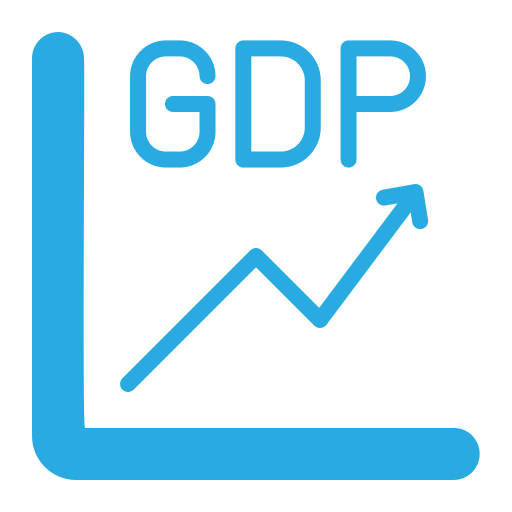 Gross domestic product Generic color fill icon
