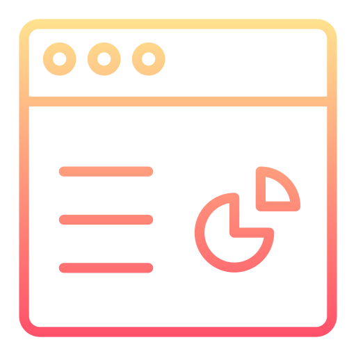 analyse Generic gradient outline icoon