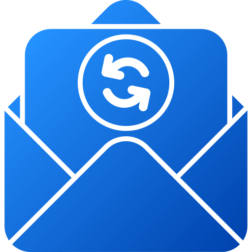 echanger des mails Generic gradient fill Icône