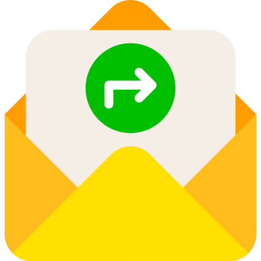 Forward message Generic color fill icon