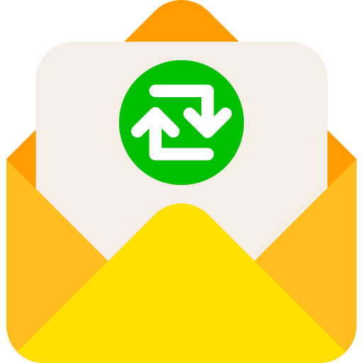 e-mails austauschen Generic color fill icon