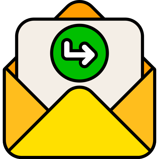 Forward message Generic color lineal-color icon