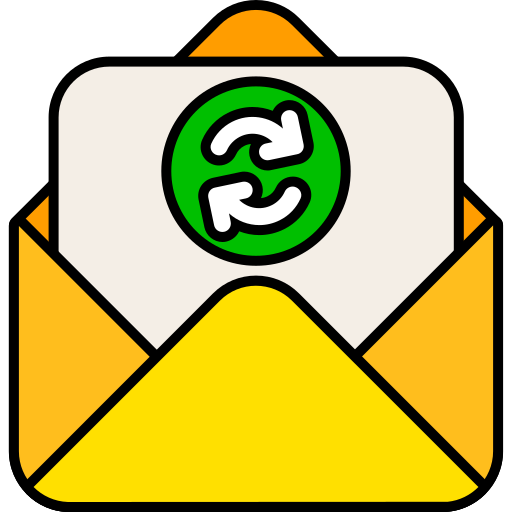 e-mails austauschen Generic color lineal-color icon