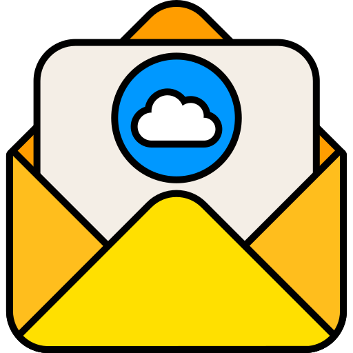 Облачная почта Generic color lineal-color иконка