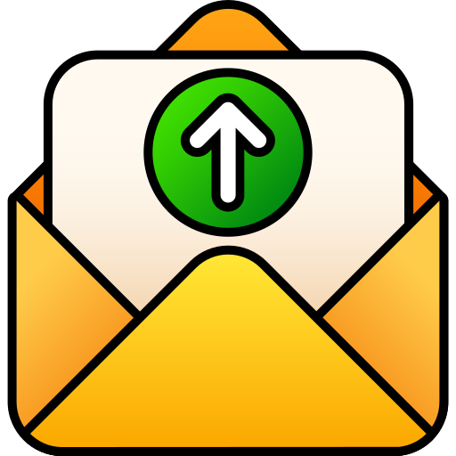 inviare una mail Generic gradient lineal-color icona