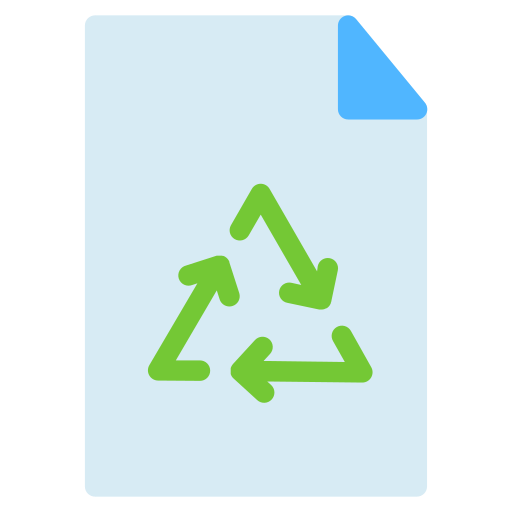papier recyclen Generic color fill icoon