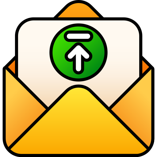 inviare una mail Generic gradient lineal-color icona