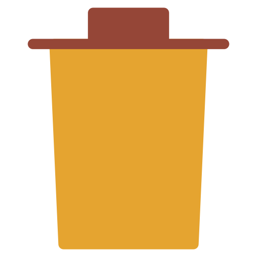 Recycle bin Generic color fill icon