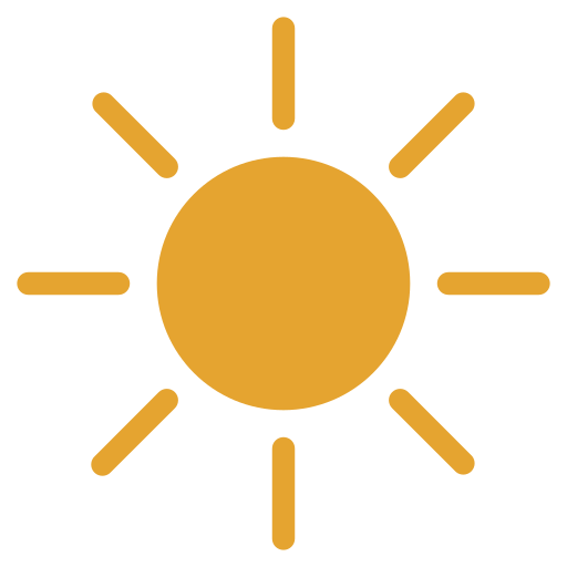 太陽 Generic color fill icon