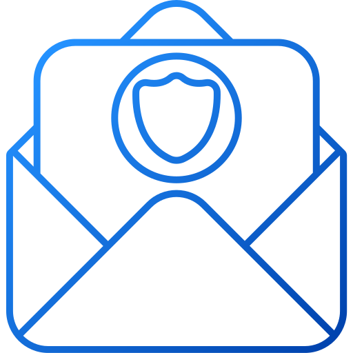 correo electrónico confidencial Generic gradient outline icono