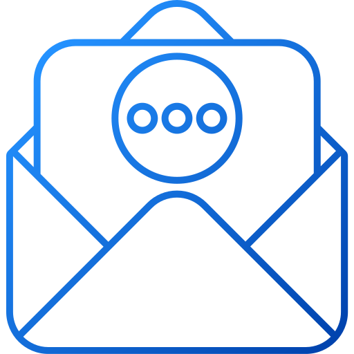 email Generic gradient outline icon