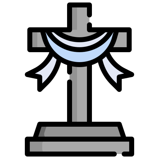 cruz cristiana Generic color outline icono