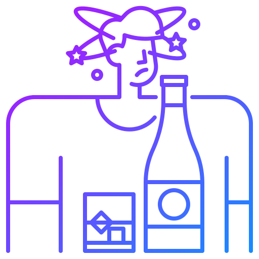 alcol Generic gradient outline icona