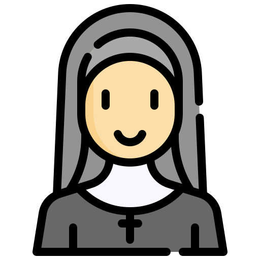 Nun Generic color outline icon