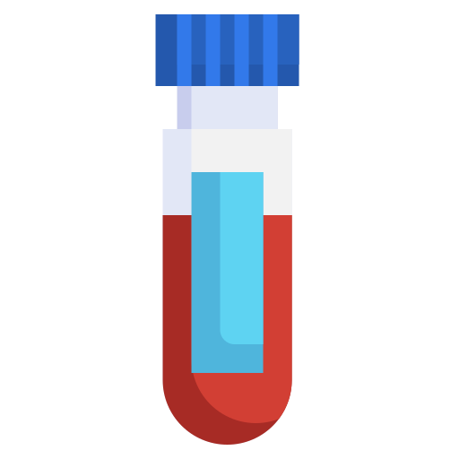 Blood analysis Generic color fill icon