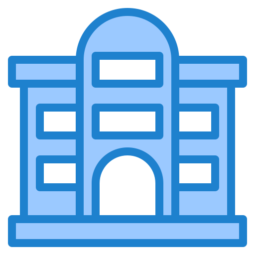 建物 srip Blue icon