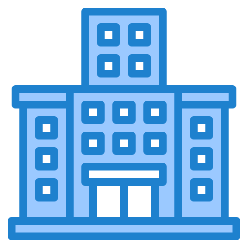 건물 srip Blue icon