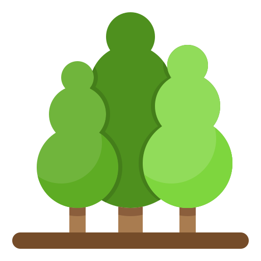 Дерево srip Flat иконка