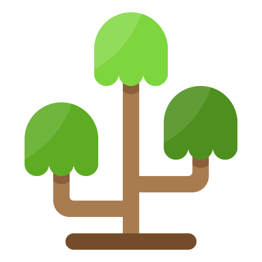 drzewo srip Flat ikona