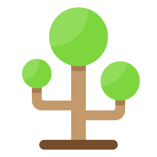Дерево srip Flat иконка