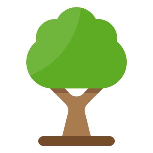 Tree srip Flat icon