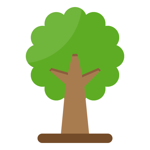 Tree srip Flat icon