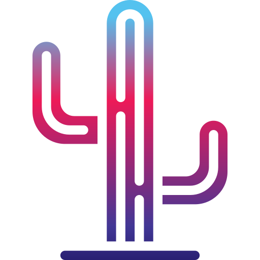 kaktus Generic gradient outline ikona