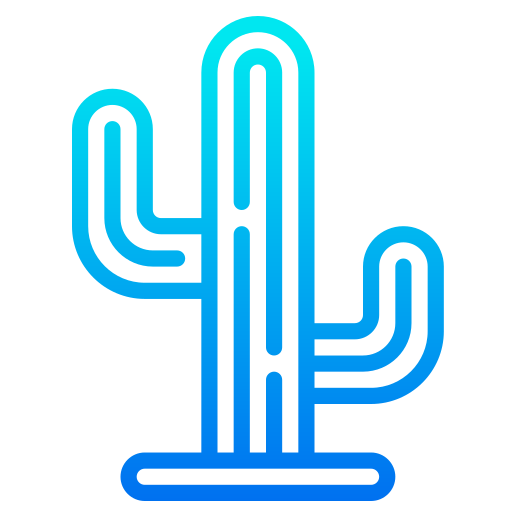 cactus srip Gradient icona