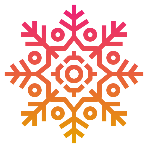 nieve Generic gradient outline icono