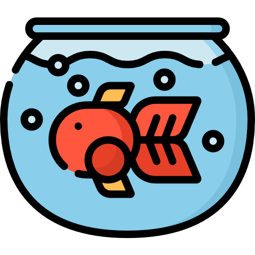 金魚鉢 Special Lineal color icon