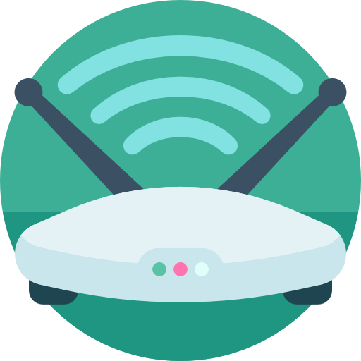 無線ネットワーク Detailed Flat Circular Flat icon