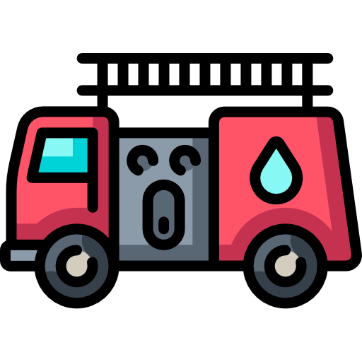 camion dei pompieri Special Lineal color icona