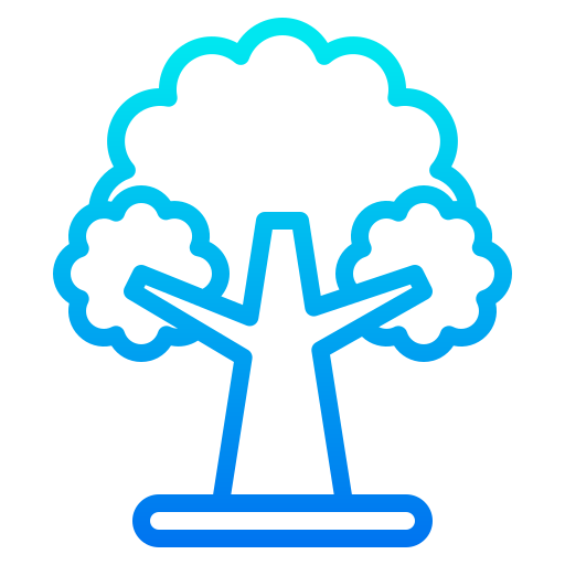 Tree srip Gradient icon