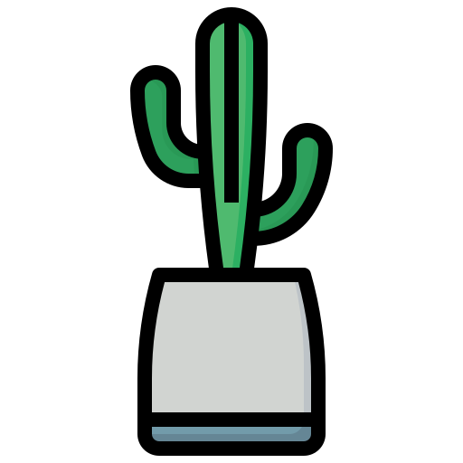 cactus Generic color outline icona