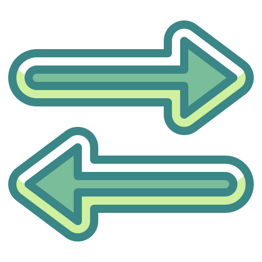 links rechts Wanicon Two Tone icon