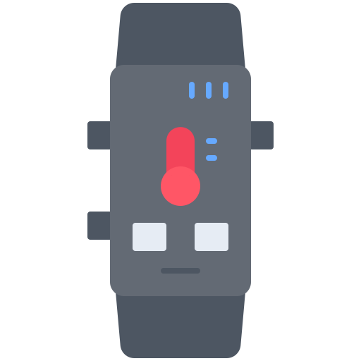 Smart watch Coloring Flat icon