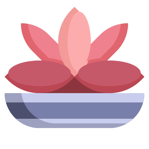 цветок лотоса Generic color fill иконка