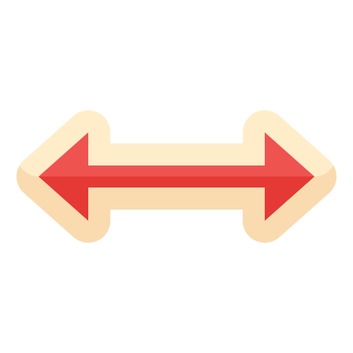 doble flecha Wanicon Flat icono