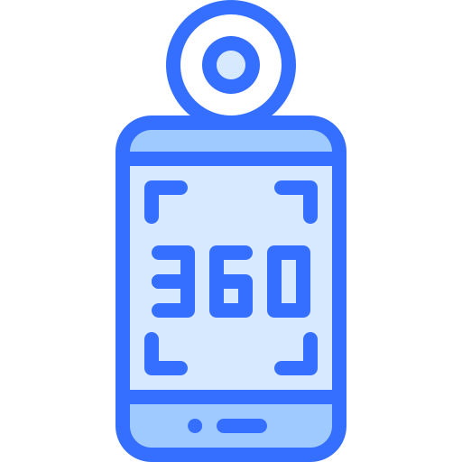 카메라 360 Coloring Blue icon