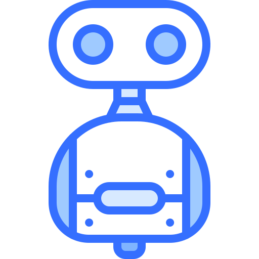 Робот Coloring Blue иконка