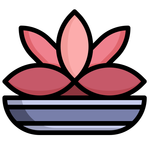 lotusbloem Generic color outline icoon