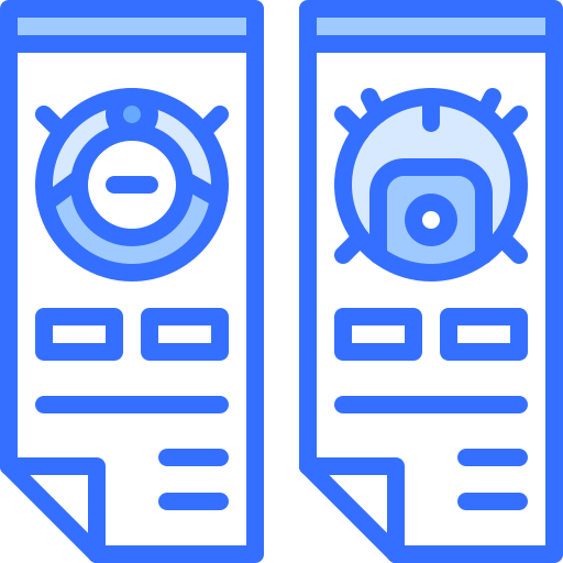 roboterstaubsauger Coloring Blue icon