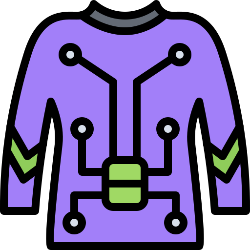 Smart clothing Coloring Color icon