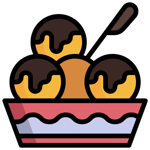 takoyaki Generic color outline icono