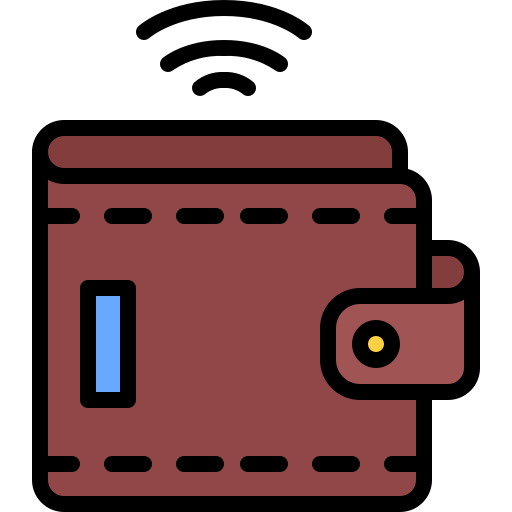Wallet Coloring Color icon