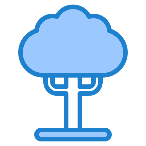 Tree srip Blue icon