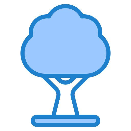 Tree srip Blue icon