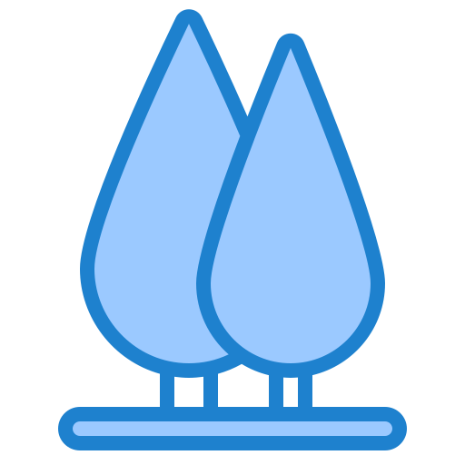 Tree srip Blue icon