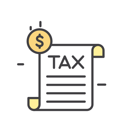 Tax Generic color outline icon